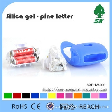 Smart Silicone Cover 2W Led Bicycle light/ Bicycle safety light Battery